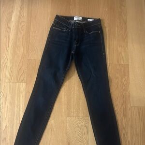 Frame Denim Le Skinny de Jeanne Jeans - Dark Indigo